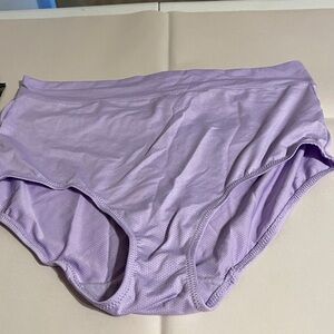 Warner's Light Purple High-Waisted briefs,NWOT,sz.XL(8)